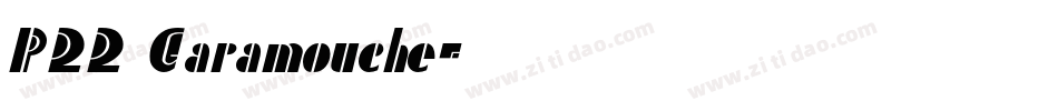 P22 Garamouche字体转换